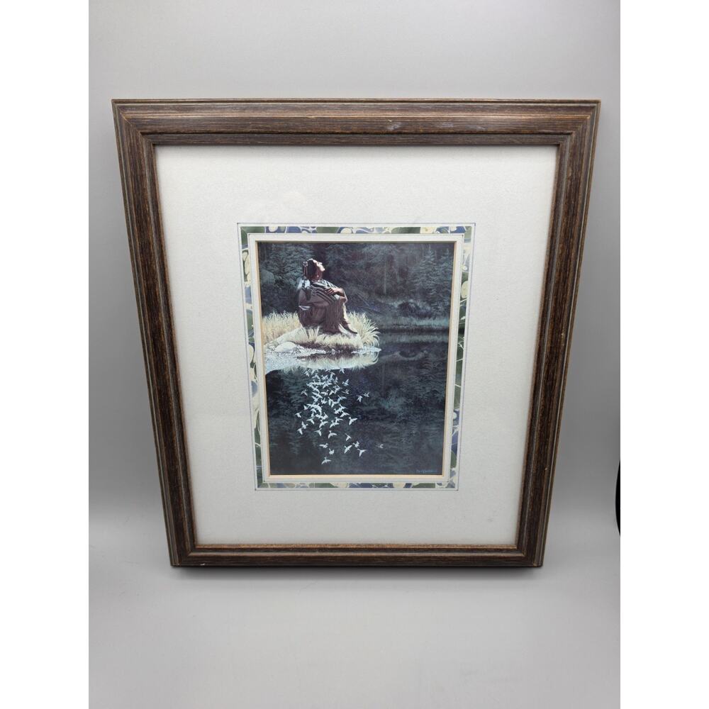 Bev Doolittle Let My Spirit Soar Matted and Framed Art Print Native American